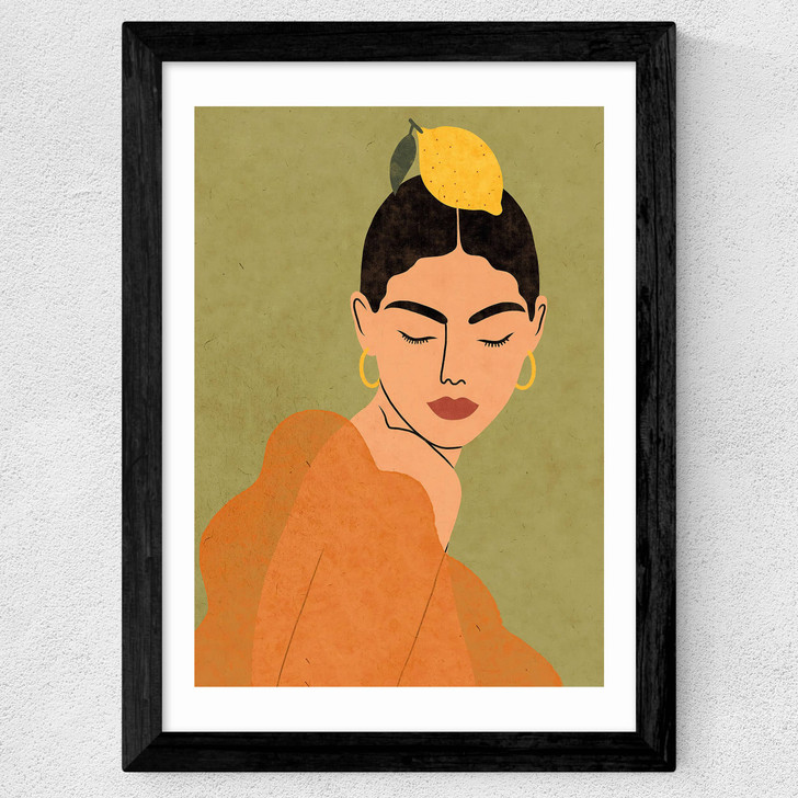 A Lemon Fee Wide Black Frame