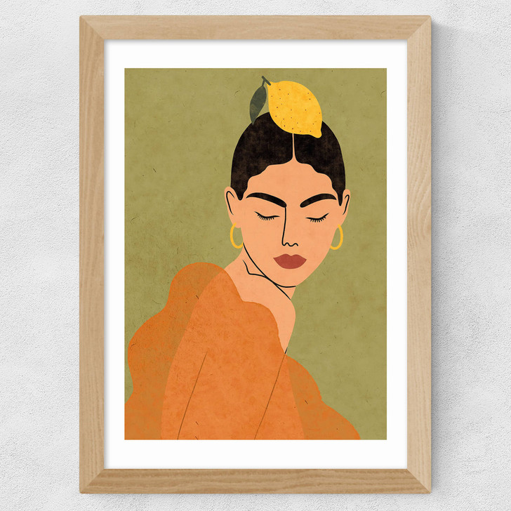 A Lemon Fee Wide Oak Frame