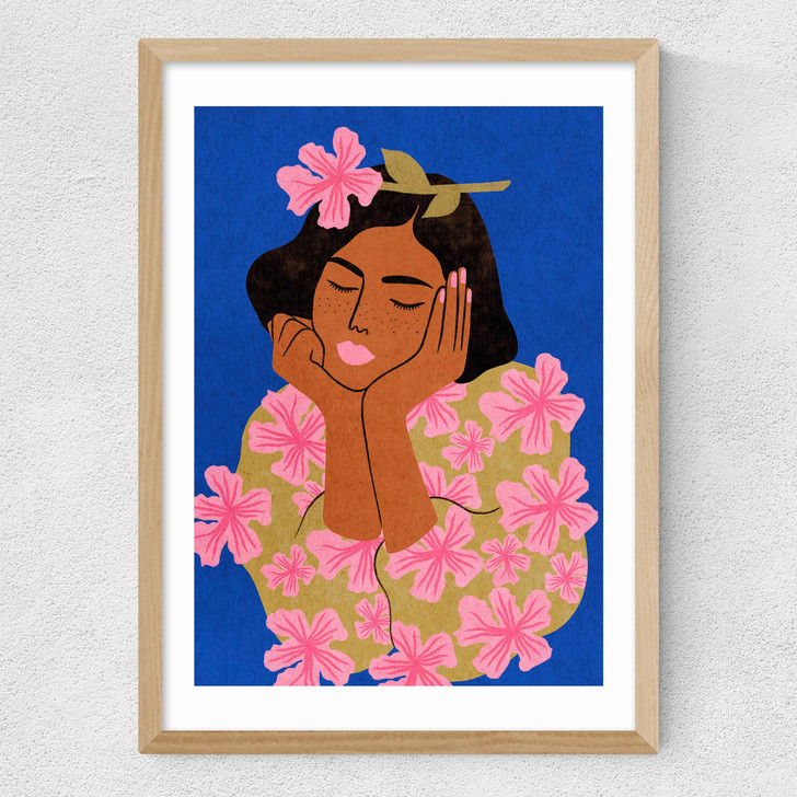 Madame La Fleur Medium Oak Frame Madame La Fleur Medium Oak Frame