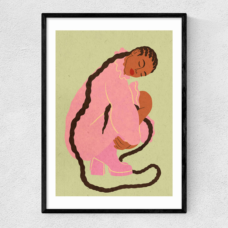 Ava Narrow Black Frame