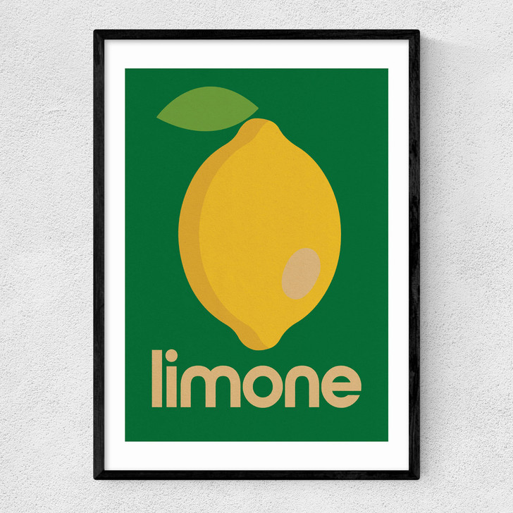 Lemon by Limbo and Ginger Narrow Black Frame
