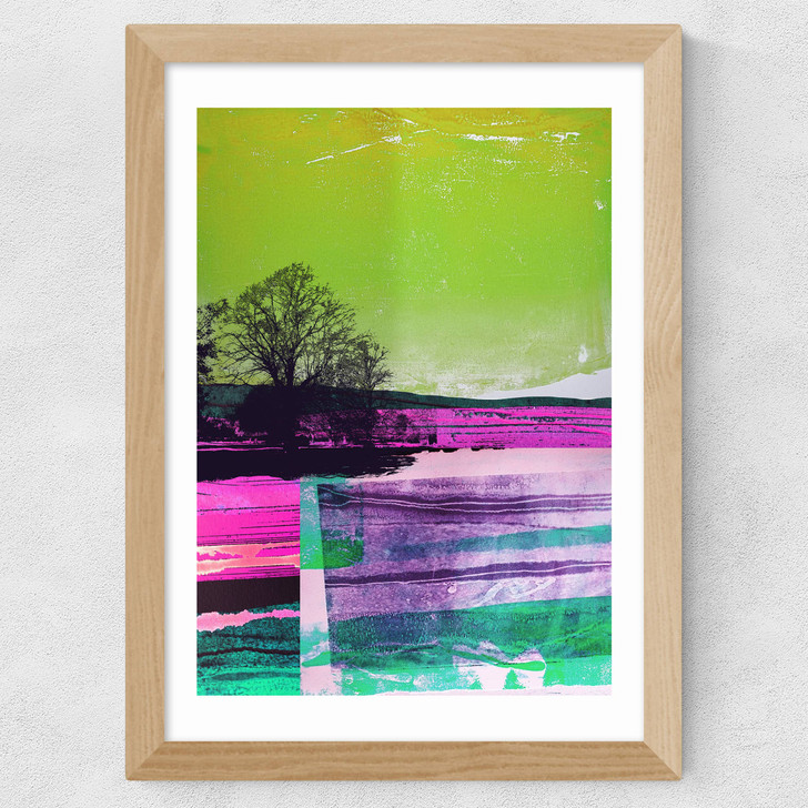Hungry for Beauty Wide Oak Frame