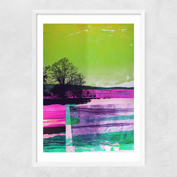 Hungry for Beauty Narrow White Frame