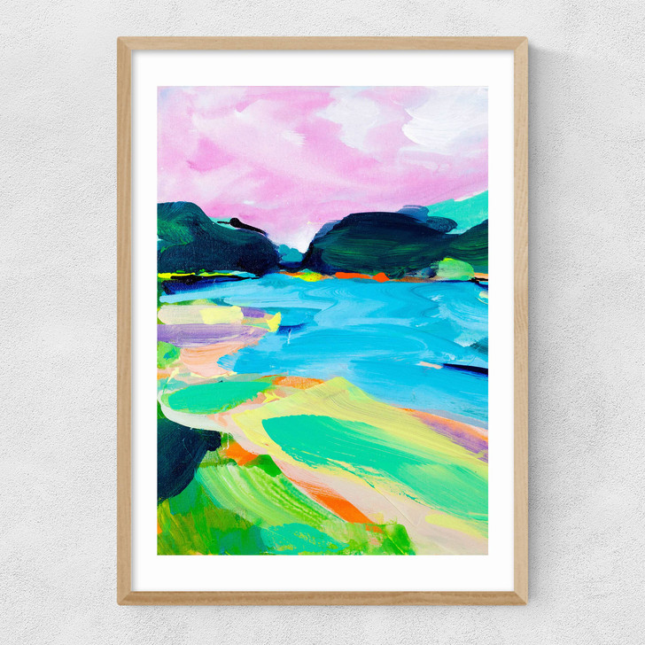 Spring in the Fells Narrow Oak Frame