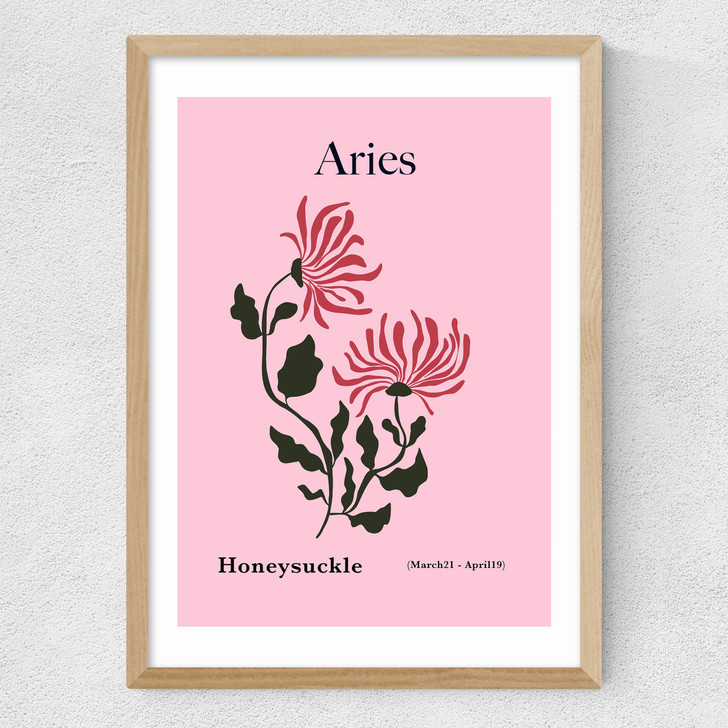 Aries Medium Oak Frame