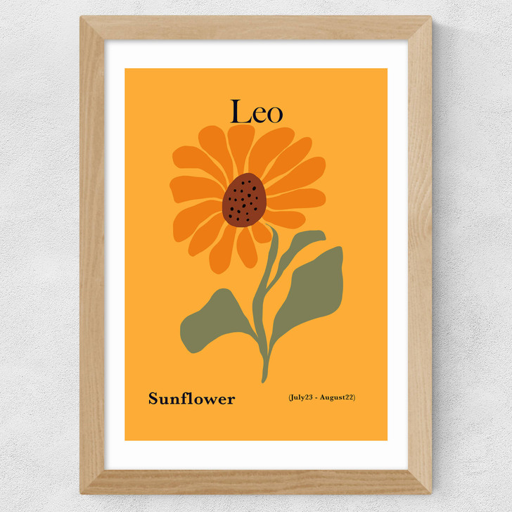 Leo Wide Oak Frame Leo Wide Oak Frame