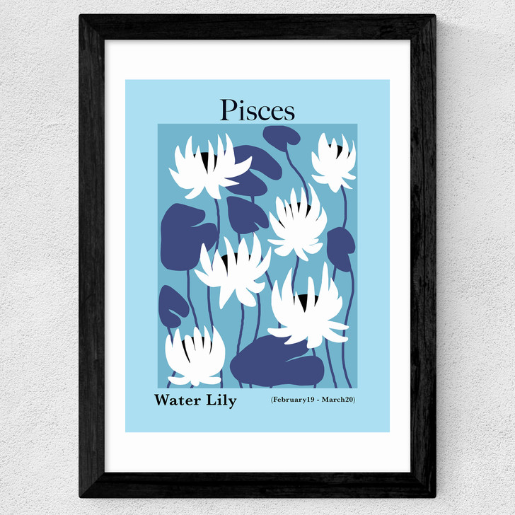 Pisces Wide Black Frame Pisces Wide Black Frame