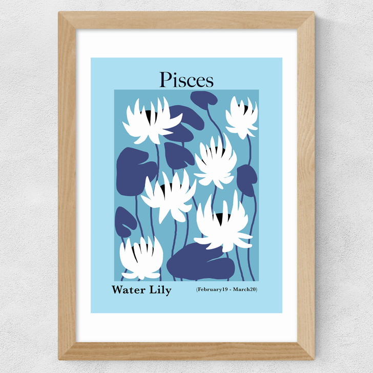 Pisces Wide Oak Frame Pisces Wide Oak Frame