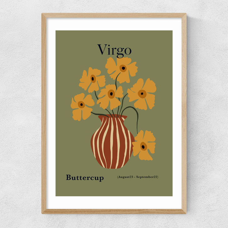 Virgo Narrow Oak Frame