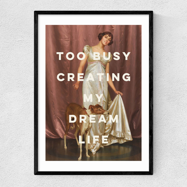 Dream Life Narrow Black Frame Dream Life Narrow Black Frame