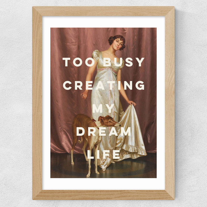 Dream Life Wide Oak Frame
