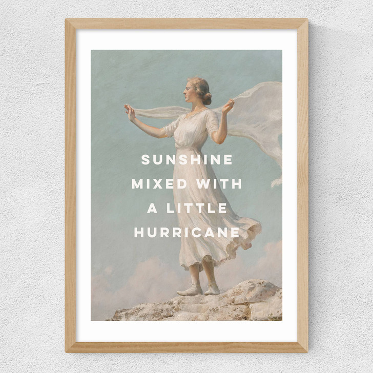 Sunshine by Oh Fine! Art Medium Oak Frame Sunshine by Oh Fine! Art Medium Oak Frame