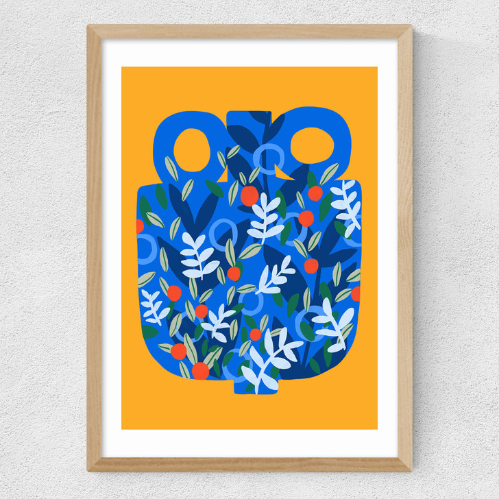 Olive Tree Pottery Medium Oak Frame Olive Tree Pottery Medium Oak Frame