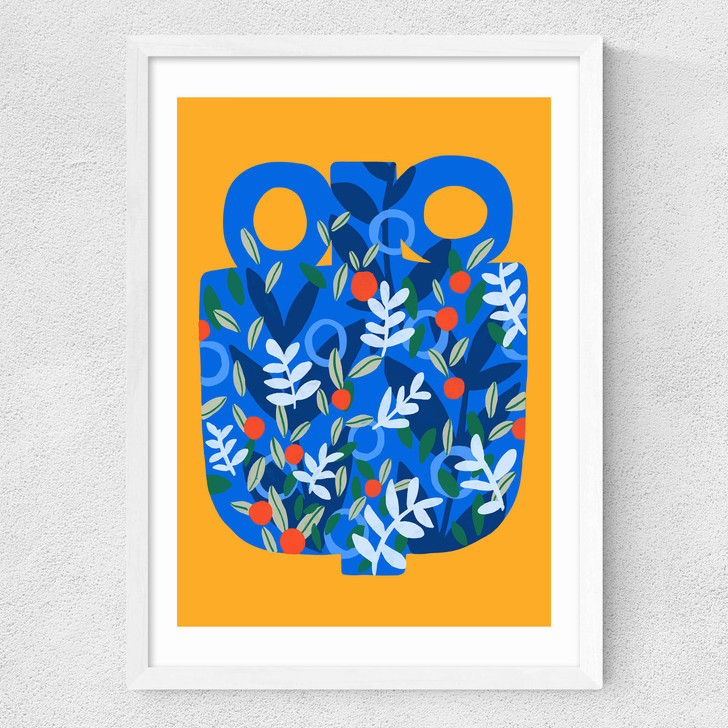 Olive Tree Pottery Medium White Frame Olive Tree Pottery Medium White Frame