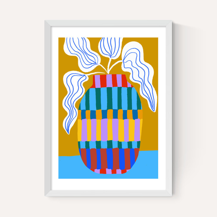 Striped Pot