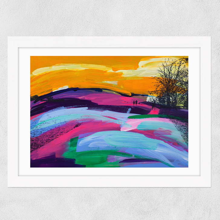 New Horizons Wide White Frame