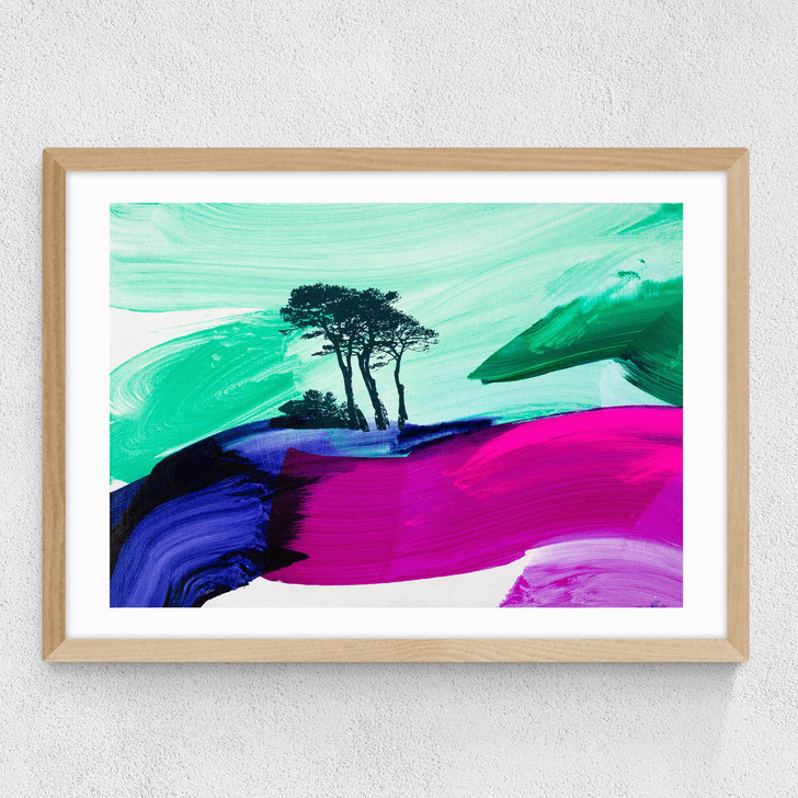 Stolen Glances Medium Oak Frame