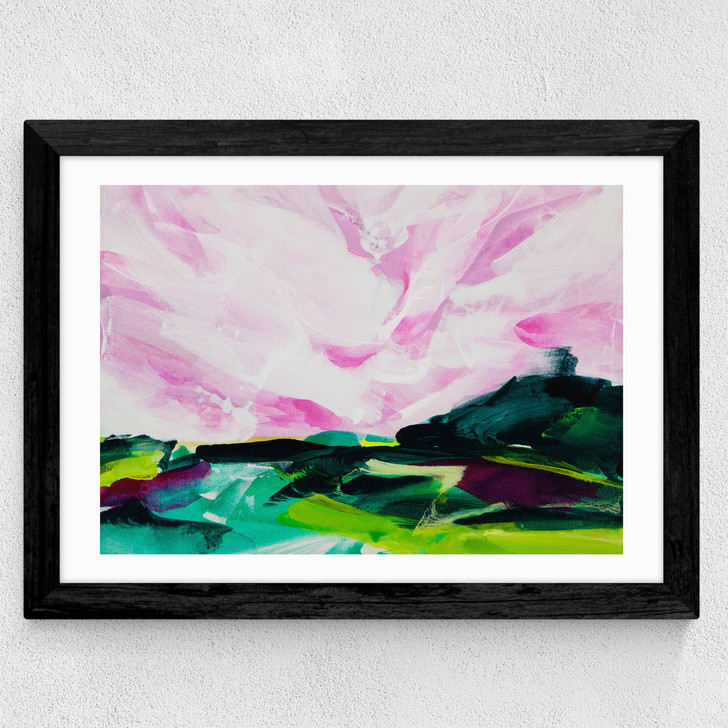 The Fleeting Hour Wide Black Frame