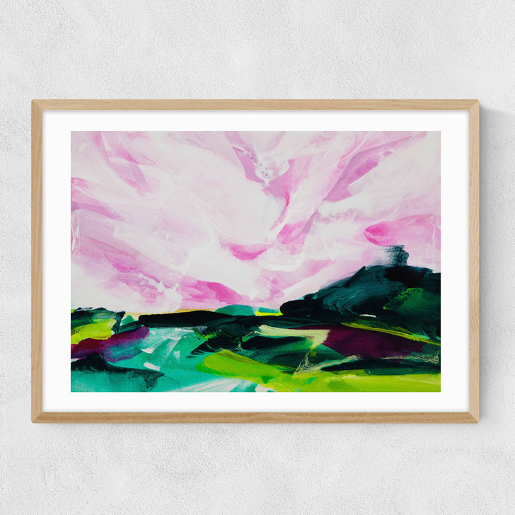 The Fleeting Hour Narrow Oak Frame