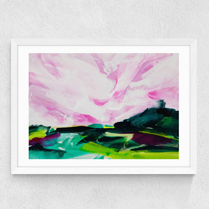 The Fleeting Hour Medium White Frame