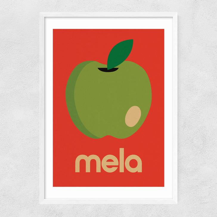 Apple by Limbo and Ginger Narrow White Frame Apple by Limbo and Ginger Narrow White Frame