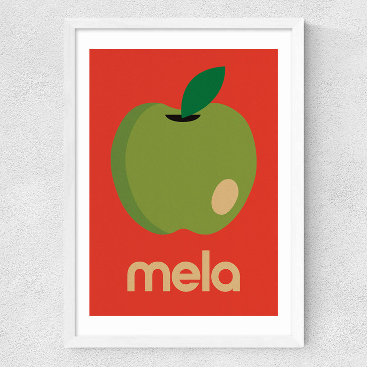 Apple by Limbo and Ginger Medium White Frame Apple by Limbo and Ginger Medium White Frame