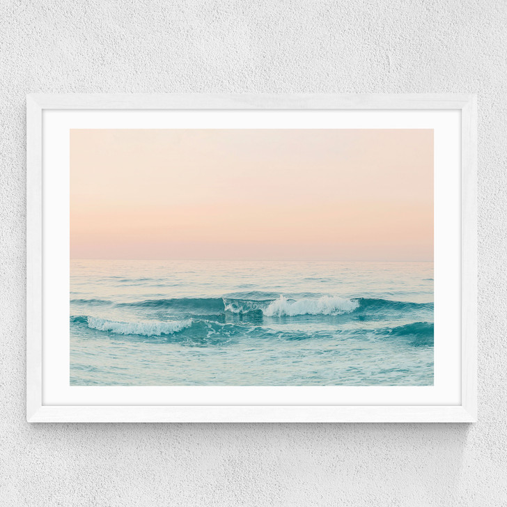 Greece Medium White Frame Greece Medium White Frame