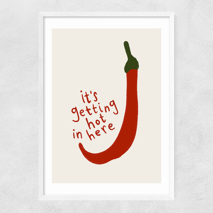 Hot Chilli Narrow White Frame Hot Chilli Narrow White Frame