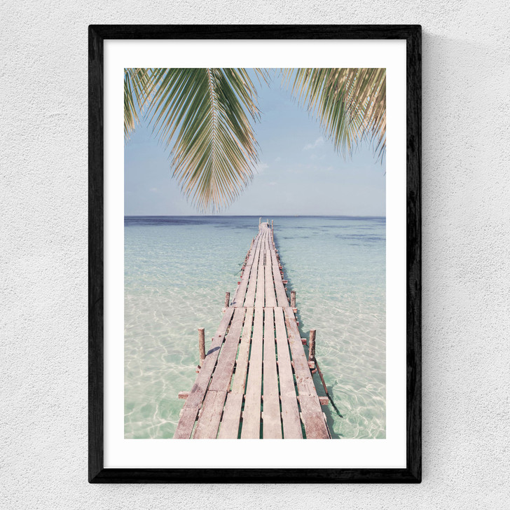 In Paradise Medium Black Frame
