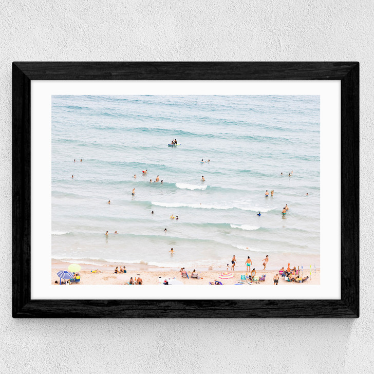 Beach Fun Wide Black Frame Beach Fun Wide Black Frame