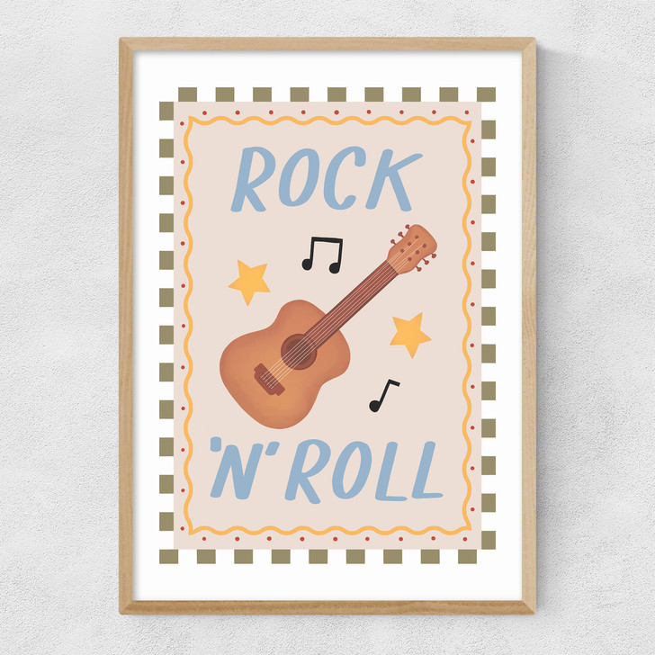 Rock n Roll Narrow Oak Frame