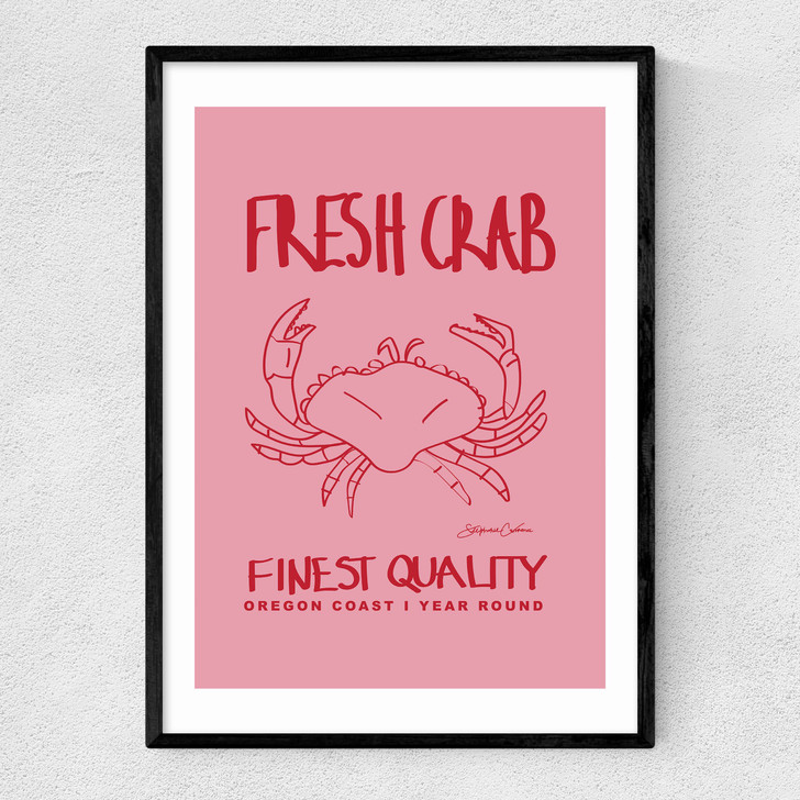 Fresh Crab Narrow Black Frame