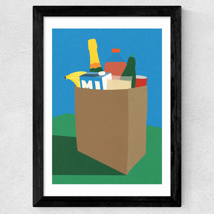 Weekly Grocery Haul Wide Black Frame Weekly Grocery Haul Wide Black Frame