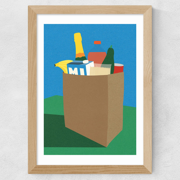 Weekly Grocery Haul Wide Oak Frame Weekly Grocery Haul Wide Oak Frame