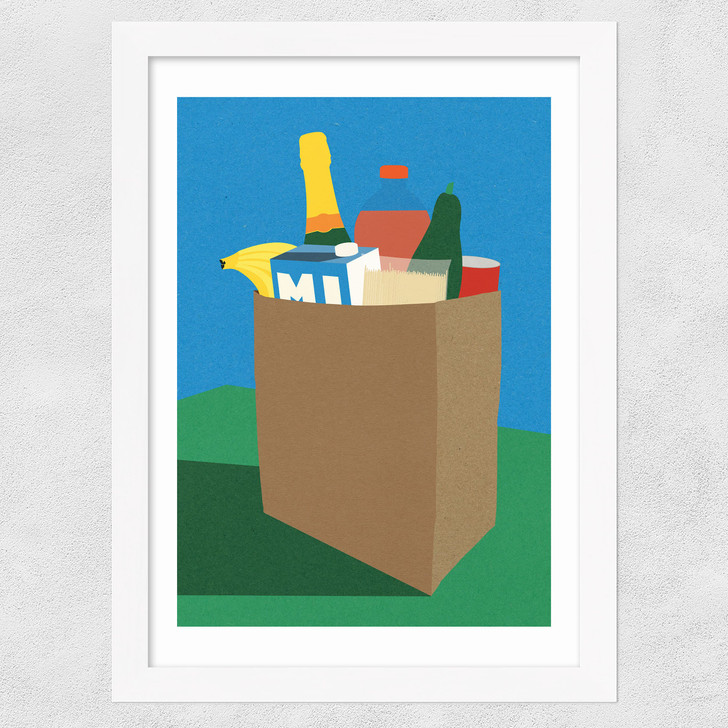 Weekly Grocery Haul Wide White Frame Weekly Grocery Haul Wide White Frame