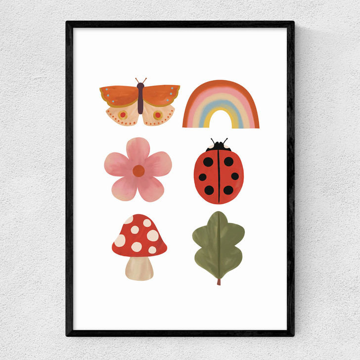Woodland Wonders Narrow Black Frame