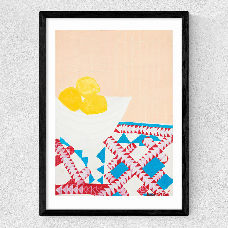 Lemon Bowl Medium Black Frame Lemon Bowl Medium Black Frame