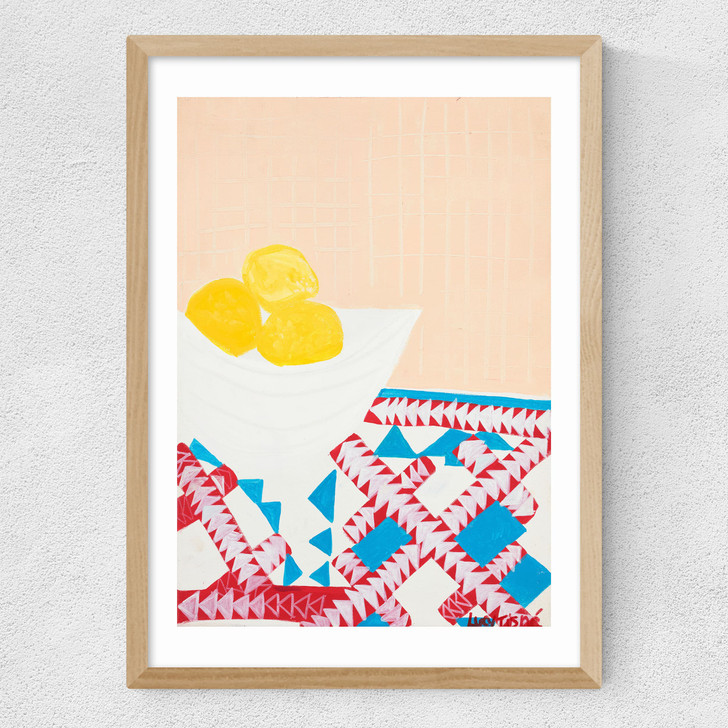 Lemon Bowl Medium Oak Frame Lemon Bowl Medium Oak Frame