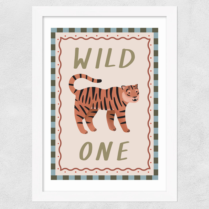 Wild One Wide White Frame
