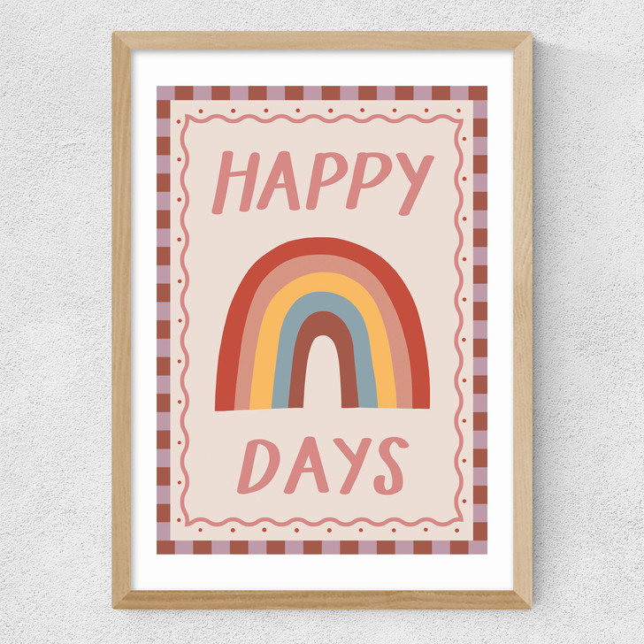 Happy Days Medium Oak Frame Happy Days Medium Oak Frame