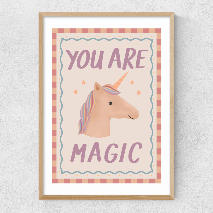 You Are Magic Narrow Oak Frame You Are Magic Narrow Oak Frame