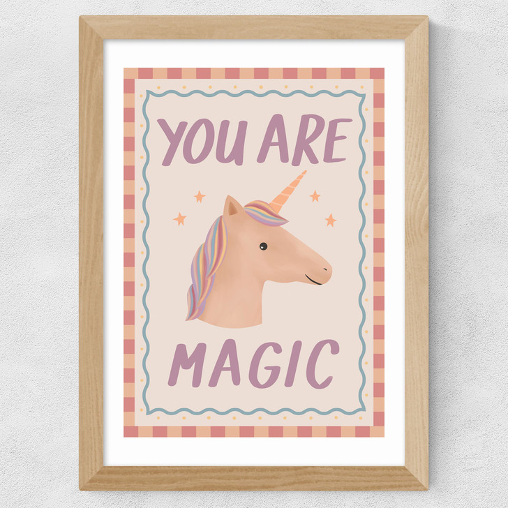 You Are Magic Wide Oak Frame You Are Magic Wide Oak Frame