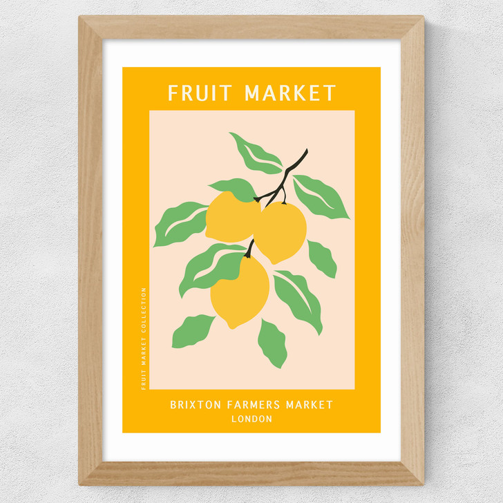 Brixton Farmers Market Wide Oak Frame Brixton Farmers Market Wide Oak Frame