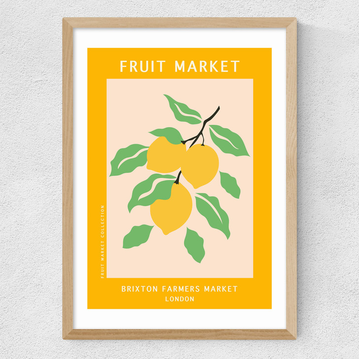 Brixton Farmers Market Medium Oak Frame