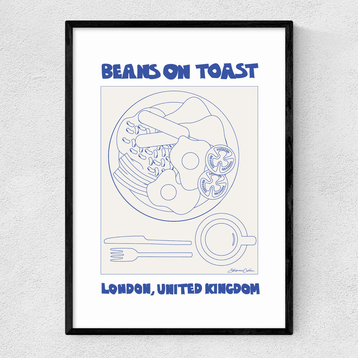 Beans On Toast Narrow Black Frame