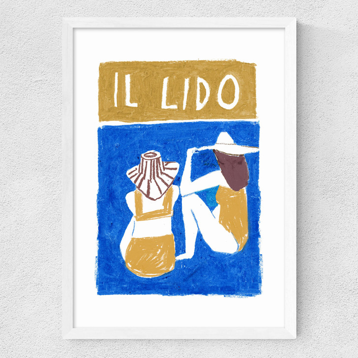 Il Lido Medium White Frame Il Lido Medium White Frame