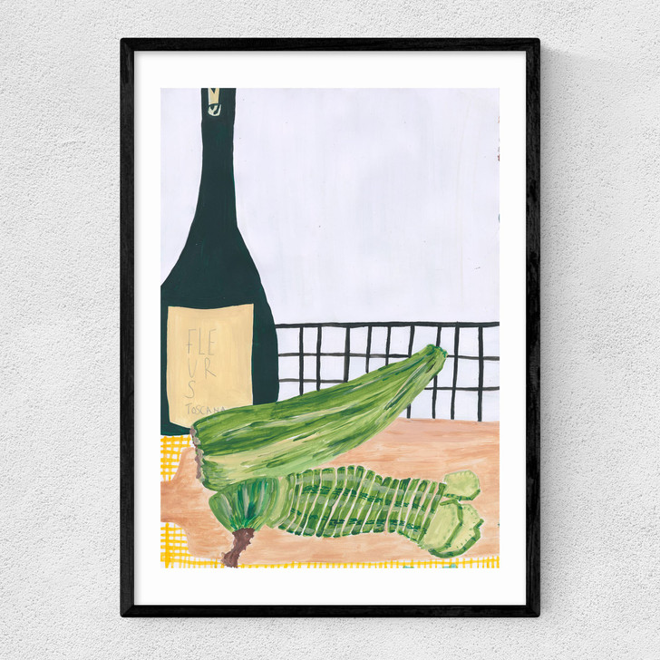 Zucchini by Lucy Muss Narrow Black Frame Zucchini by Lucy Muss Narrow Black Frame