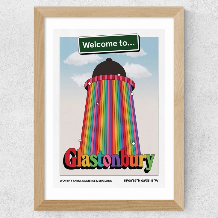 Welcome to Glasto Wide Oak Frame