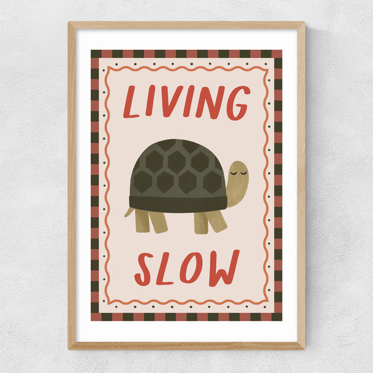 Living Slow Narrow Oak Frame