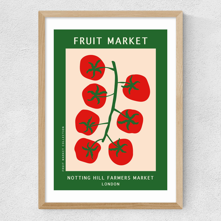 Notting Hill Farmers Market Medium Oak Frame